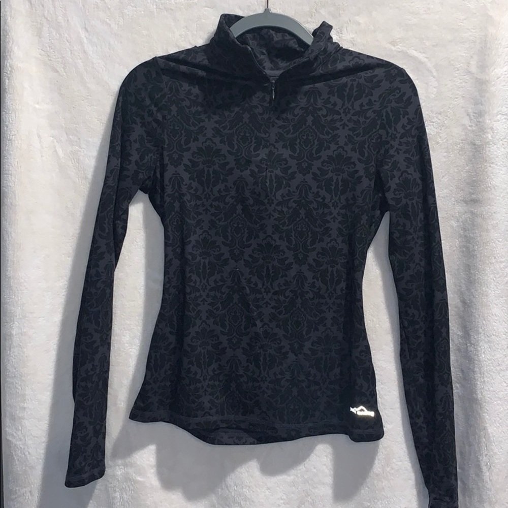 Women’s Eddie Bauer Black Long Sleeve Quarter Zip